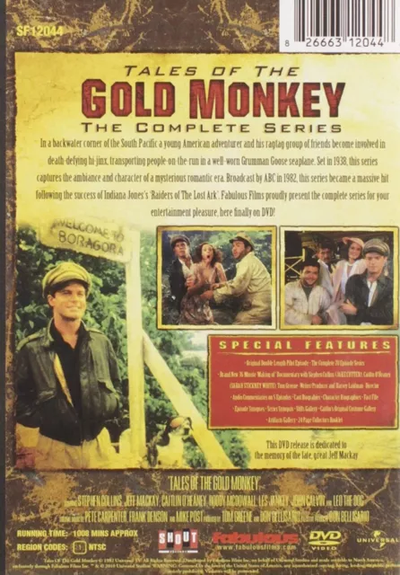 Tales of the Gold Monkey: The Complete Series (DVD) Stephen Collins Jeff MacKay 2