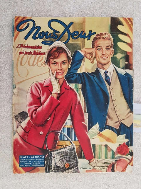 NOUS DEUX - Romans-Photos -Vintage - N°583 - DOUBLE TENTATION...1960