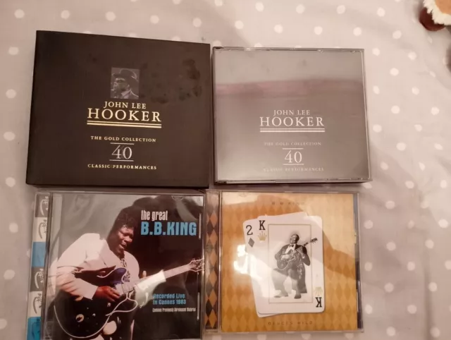 john lee hooker and bb king 3 X Cds gold collection live in cannes deuces wild