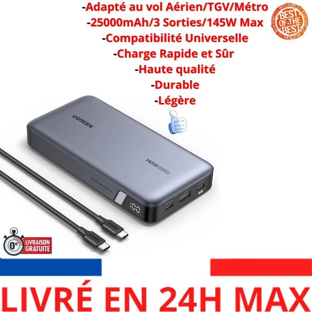Power Bank Batterie Externe 100000 MAh Powerbank Chargeur Portable