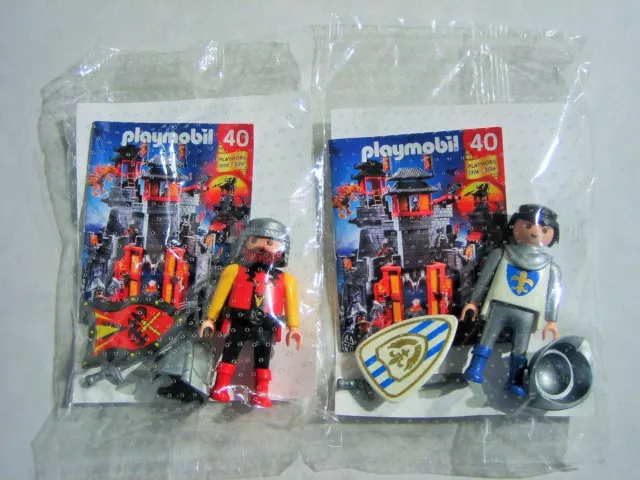 Playmobil SET Figuren 40 Jahre Edition - 2 x Ritter NEU OVP TOP RAR Figur