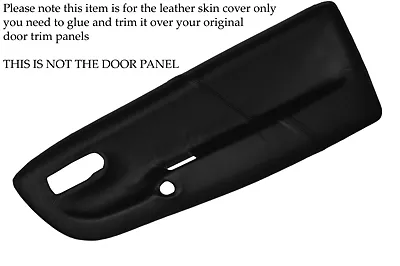 Black Stitching Fits  Vw Lupo 1998-2005 2X Front Door Card Skin Covers Only