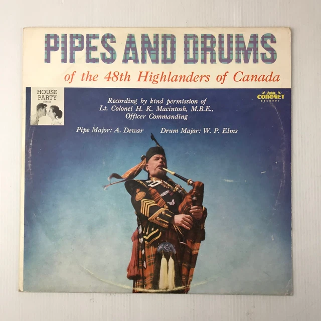 Pipes And Drums of the 48th Highlanders of Canada Vinyl Record