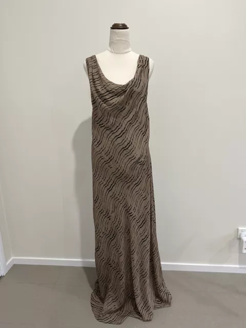 Dissh Size 16 Lined Sleeveless Midi Dress