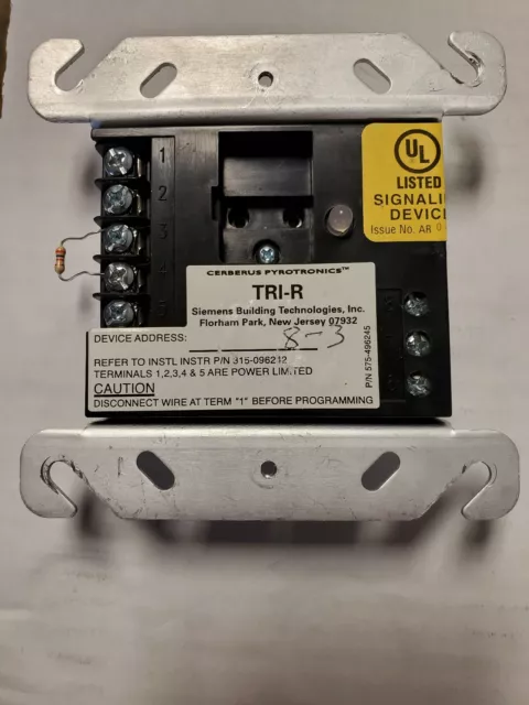 Siemens Cerberus Pyrotronics TRI-R Fire Alarm  Module