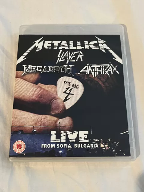 Metallica Slayer Megadeth Anthrax The Big 4 Four Live From Sofia - Rare Blu-Ray