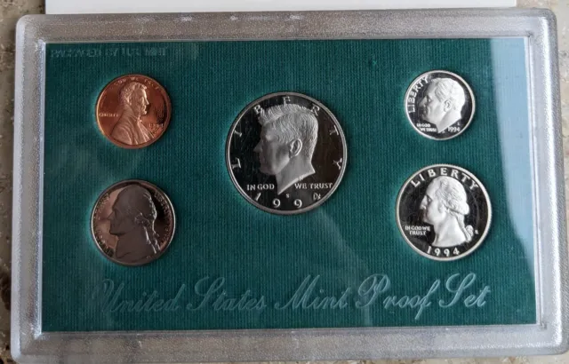 US Dollar United States Mint Proof Coin Set 1994 Kursmünzsatz