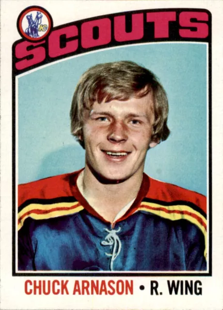 1976 Topps #92 Chuck Arnason Kansas City Scouts EX-MT