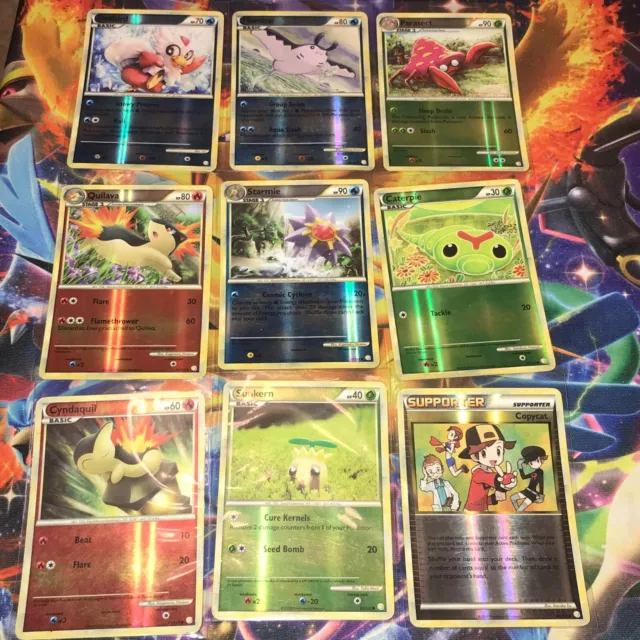 /123 HGSS HEARTGOLD SOULSILVER ~ REVERSE HOLOS ~ CHOOSE SINGLE CARDS ~ Pokemon