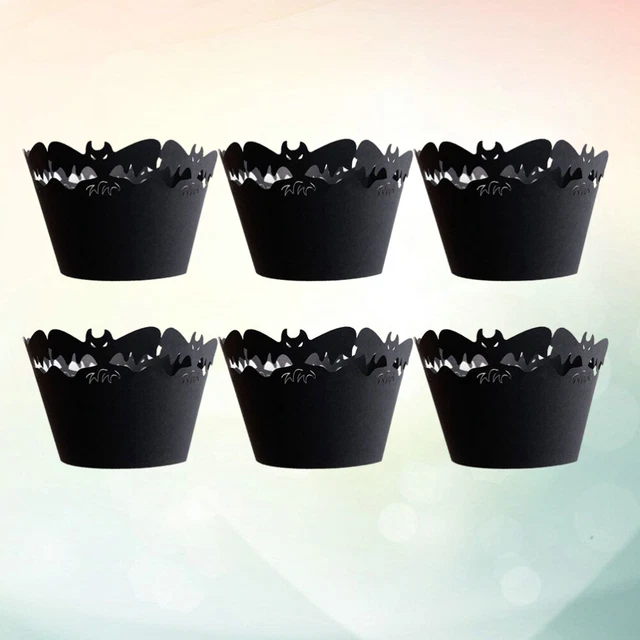 24 Piezas Paquetes Pasteles Cavar Papel Halloween Tema Pastel Decoración para
