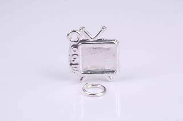 Vintage TV Charm aus massivem Sterlingsilber