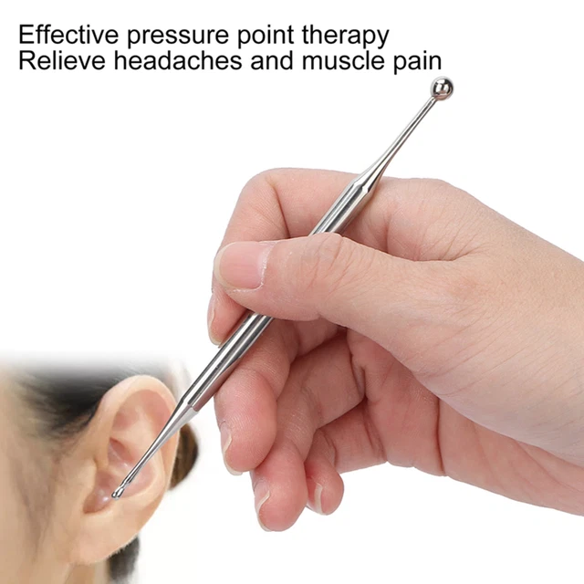 Stainless Steel Ear And Body Point Probe Acupuncture Point Massage Pen FS1