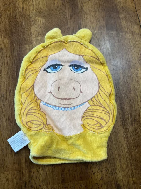 VTG 1981 Jim Henson’s MUPPETS Authentic Mrs Miss Piggy Wash cloth Mitt