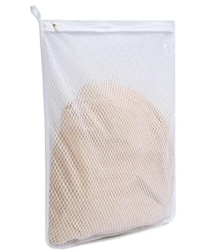Honeycomb Laundry Bag For Delicates Mesh Wash Bag With Premium Zipper Blouse Hos