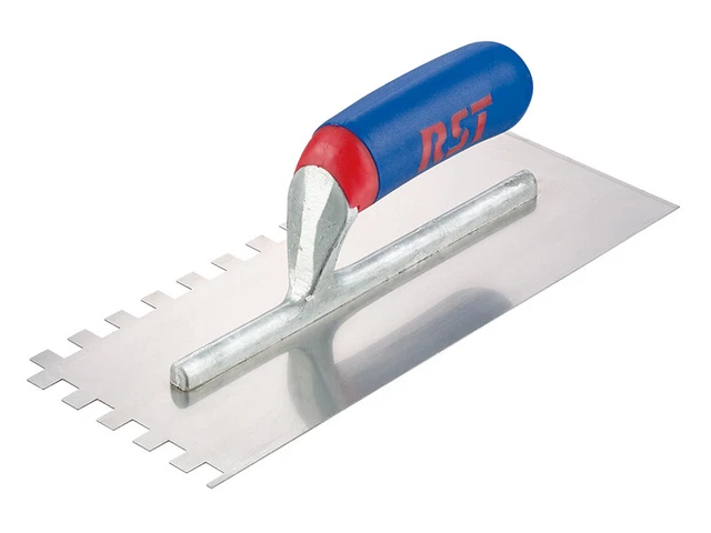R.S.T. Entaillé Truelle Carré 6mm ² Souple Tactile Anse 11 X 4.1.3cm RST8002ST