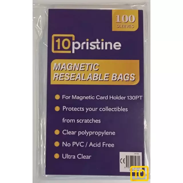 Magnetic Bags Perfect Fit 10Pristine 130PT 100pcs