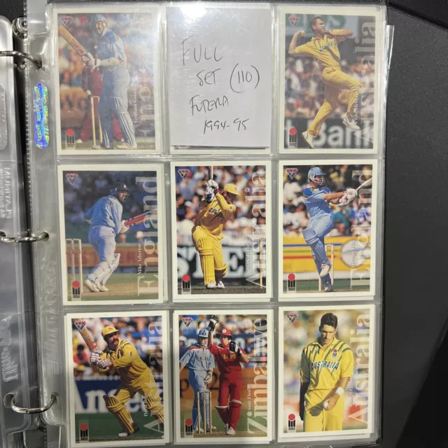 1994 Futera Cricket - Complete 110  Card Set - Vintage - Warne, McGrath ICONIC!!