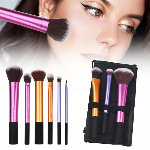 Real Techniques Make up Brushes Set Core Collection Travel Essentials Starter