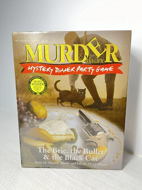 MURDER ALA CARTE-THE Brie,Bullet & The Black Cat Mystery Dinner Party