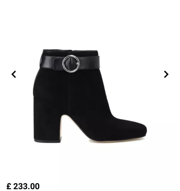 MICHAEL KORS WOMENS Alana black suede Ankle booties Boots Size UK 6.5 EUR 39.5 55.00 PicClick UK