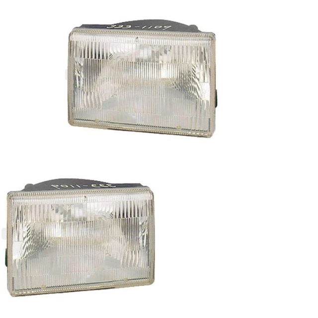 Kit Enjoliveurs Phares Droit + Gauche Pour Jeep Cherokee XJ (Modèles 1984 à 1990) - Pièce De Rechange E00055 - 2