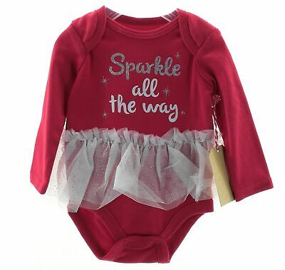 Fred & FLO Filles À Rayures Rose Babygrow One-piece taille 9-12 mois 