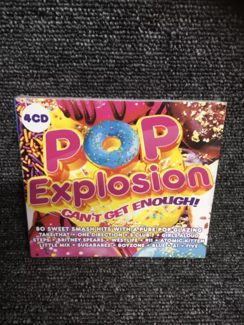 Pop Explosion: Can't Get Enough! - Various Artists (Box Set) [CD] New Sealed 4cd