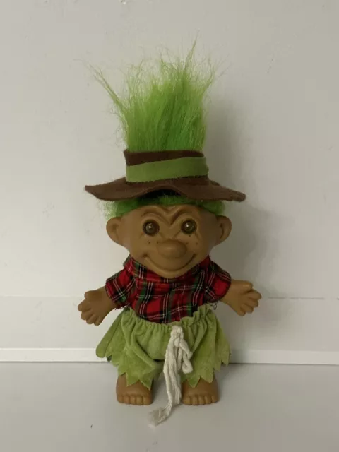 Troll Zaubertroll Zwerg Figur Grüne Haare