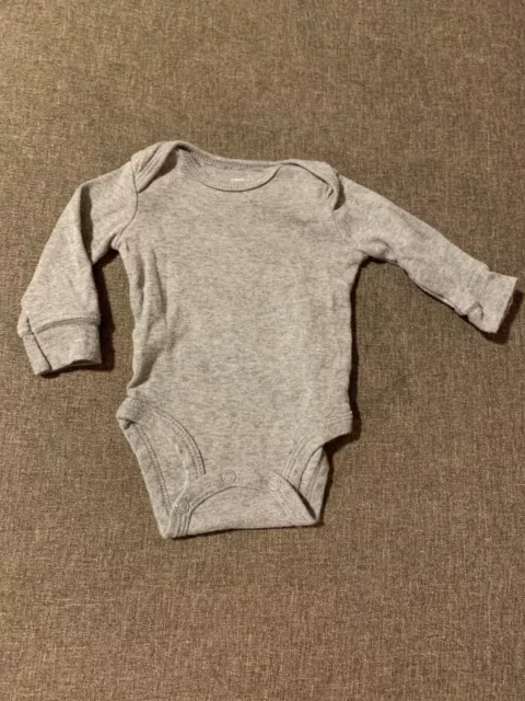 Grey Carter's Newbord One-Piece