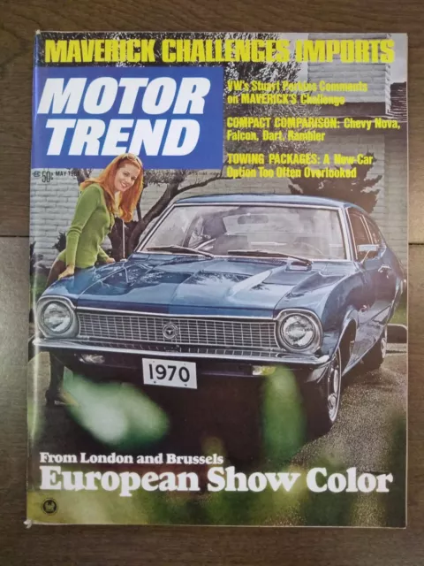 Motor Trend Magazine May 1969 Stuart Perkins Chevy Nova Maverick