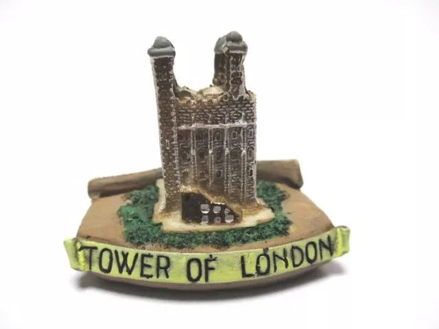 London Blanco Tower, 5 CM Poly Fertig Modelo, Inglaterra GB Recuerdo, Nuevo