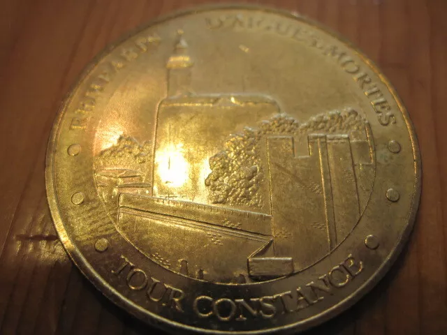 Médaille touristique Monnaie de Paris Aigues Mortes Remparts Tour Constance