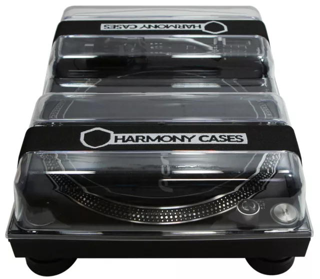 Harmony HCDC3 Plastic Case Saver Cover for Technics SL-1210 MK1-6 Turntable Deck 2