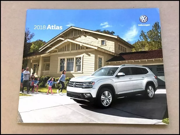 2018 VW Volkswagen Atlas 16-page Original Car Sales Brochure Catalog