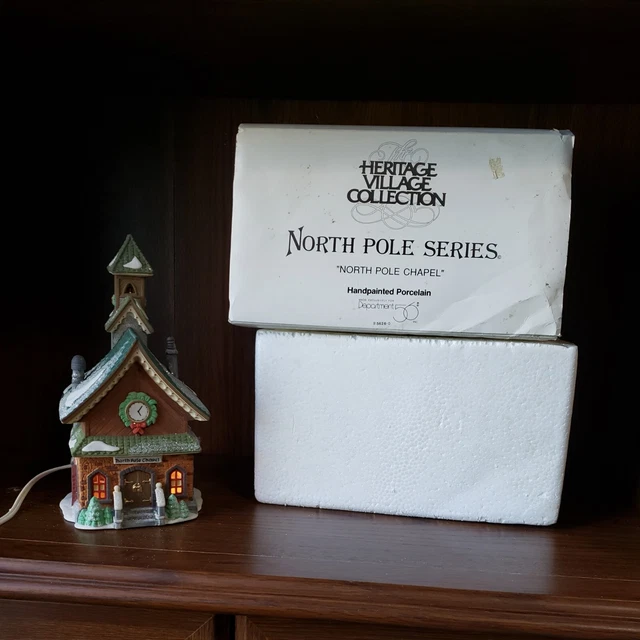 Department 56 North Pole Chapel North Pole Series New in the Box
