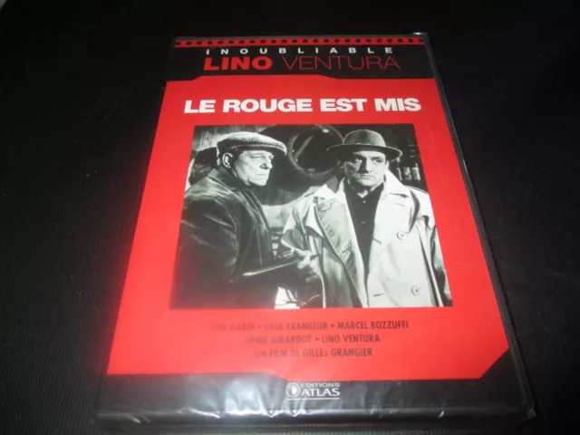 RARE! DVD NEUF "LE ROUGE EST MIS" Inoubliable Lino VENTURA, Jean GABIN