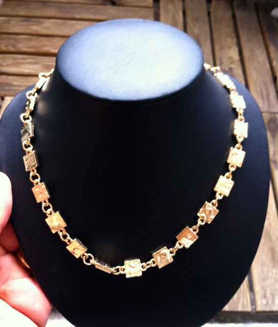 Parure Collier Et Bracelet Biche De Bere – Argenté Vintage – Occasion