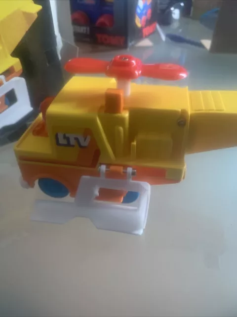 Vintage Tomy Compact Appuyer Et Le Camion Se Transforme En Hélicoptère