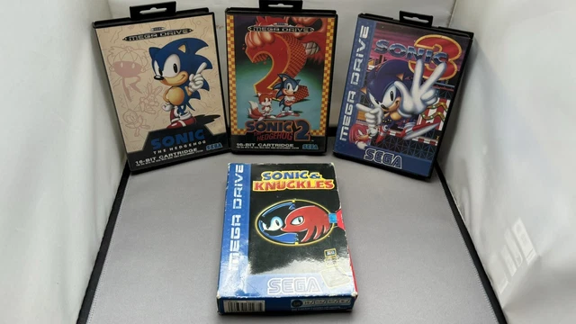 SEGA SONIC THE Hedgehog 1, 2 & 3 Sega Megadrive Bundle With Sonic ...
