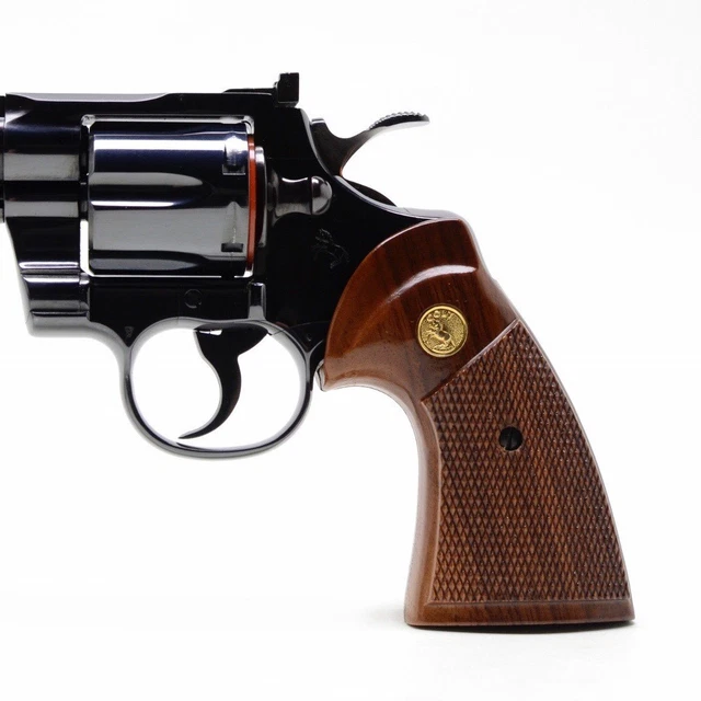 Poignée Colt Python crosse bois d'origine revolver Python en l'état