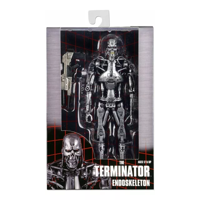 7" Terminator 2 Judgment Day T-800 Endoskeleton Arnold PVC Action Figure New