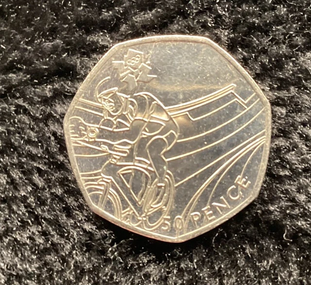 LONDON 2012 CYCLING OLYMPIC 50p FIFTY PENCE 2011 OLYMPICS COIN HUNT £1. ...