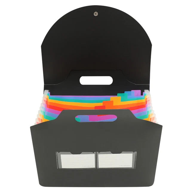 Porte-documents Transparents A3 - Lot De 5 Chemises Plastique à Pression | Pour école, Bureau, Rangement Dessins