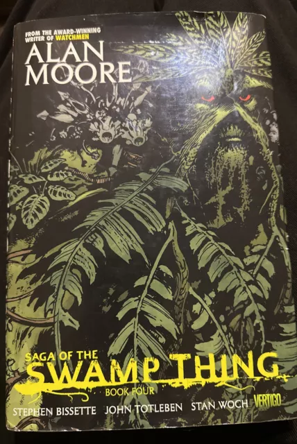 SAGA OF THE SWAMP THING BOOK FOUR By Alan Moore - Hardcover Used