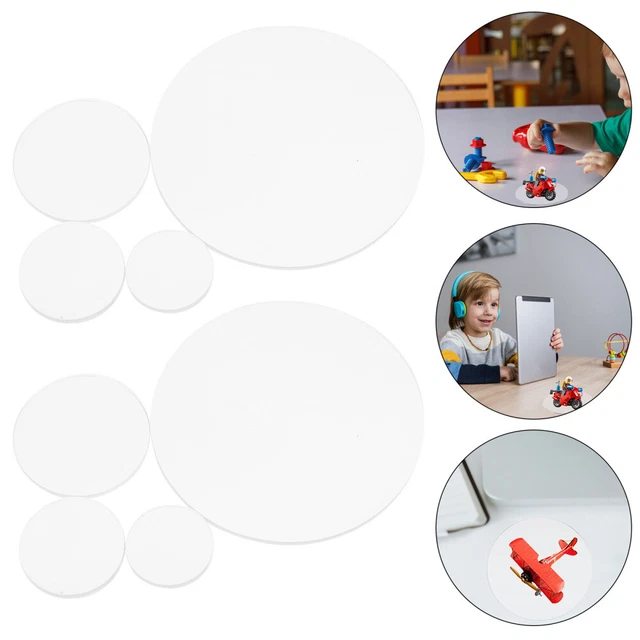 40 Pcs Small Miniature Base Action Figure Display Stands Dolls Material