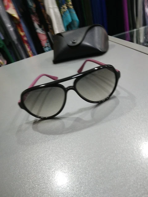 Ray-Ban Rb4125 Cats 5000 Nero E Fucsia Ottime Condiz. Con Fodero Originali C126