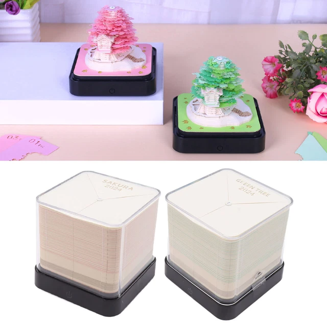 CHRISTMAS 3D PAPER Art Calendar 2024 Calendar Memo Pad Christmas Gift £ ...