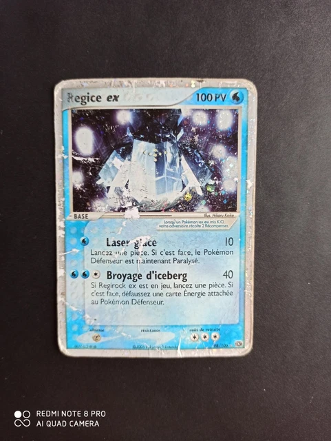 Carte Pokémon Regice Ex 98/106 - Bloc Ex Emeraude - FR