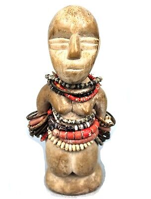 Art African Arts First - Superb Statue Bariba - Pretty Ornaments - 34,5 CMS
