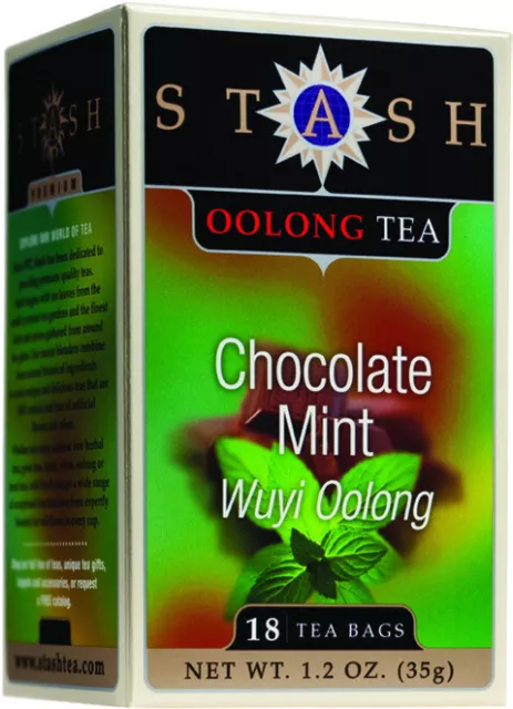 Oolong Chocolate Mint Tea by Stash, 18 tea bag